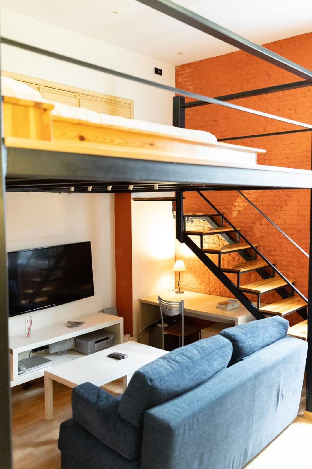 Increible Loft A 5 Min Del Retiro & Wizink Apartment Madrid Luaran gambar