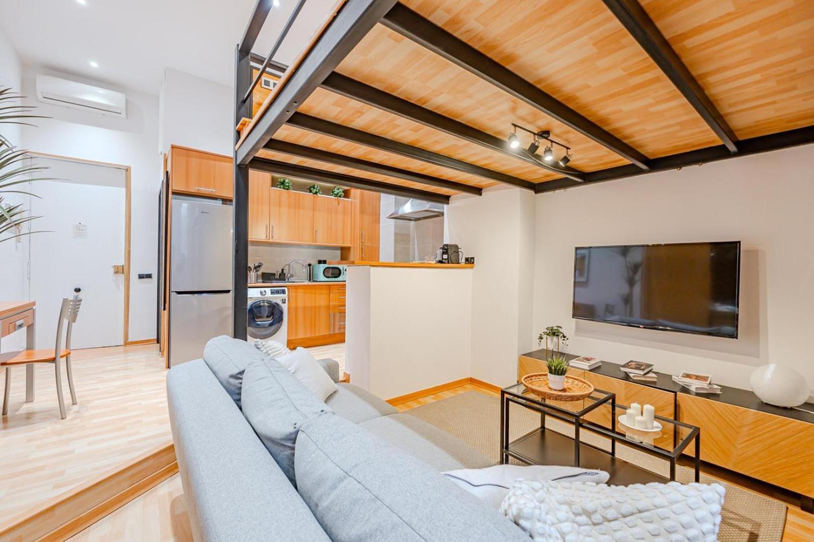 Increible Loft A 5 Min Del Retiro & Wizink Apartment Madrid Luaran gambar